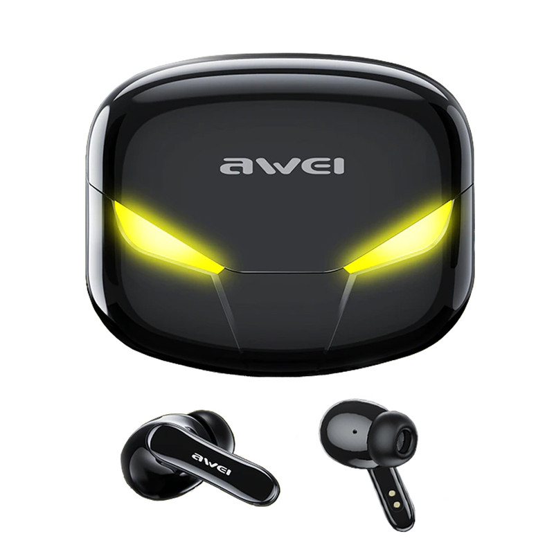 هدفون بلوتوثی اوی T35 با نویز کنسلینگ فعال (ANC)، درگاه شارژ USB Type-C، دارای نمایشگر روی محفظه شارژ، مقاوم در برابر رطوبت و عرق