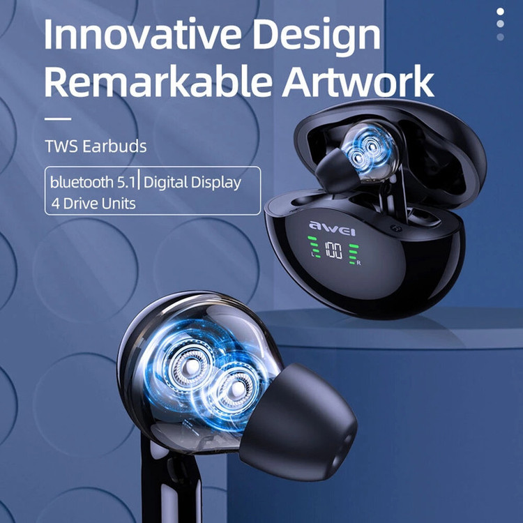 هندزفری بلوتوثی اوی مدل TWS-AW T12P