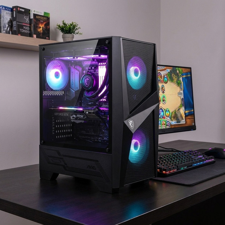 کیس کامپیوتر ام اس آی مدل MAG Forge 100R